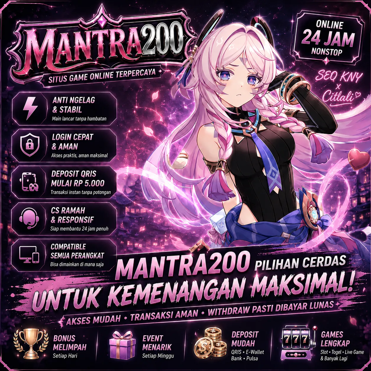 MANTRA200 portal hiburan digital